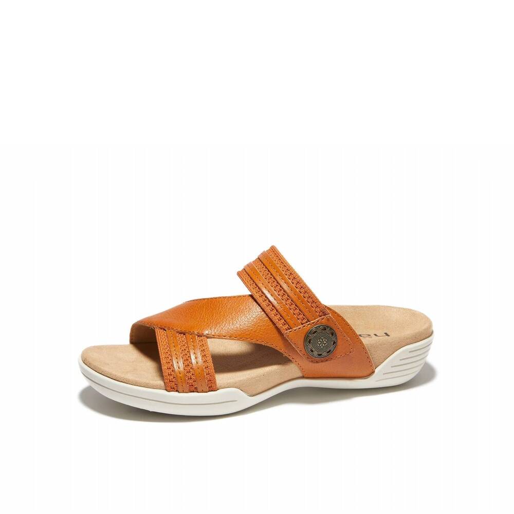 NEW HALSA FOOTWEAR women's desiree sandal in mango